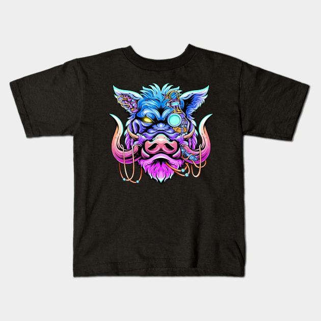 Cyberhog Kids T-Shirt by Efexampink